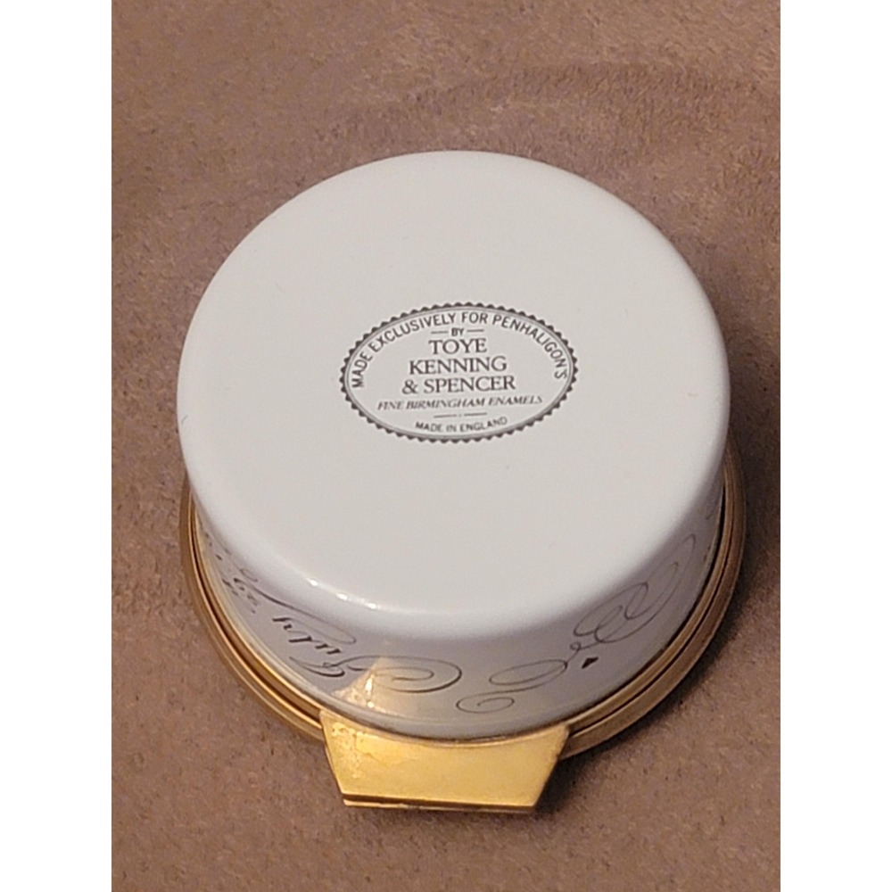 Toye, Kenning & Spencer Made for Penhaligon's Royal Marriage Enamel Trinket Box - Picture 9 of 9
